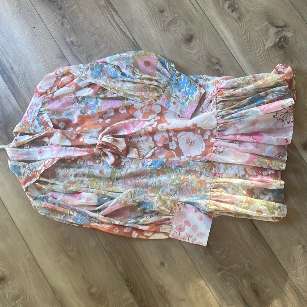 Floral dress size large